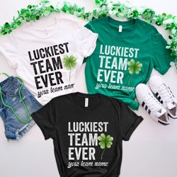 custom team shirts, matching st patricks day coworker t-shirts personalized staff appreciation gift for team member tee,