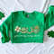 Cute St Patrick's Day Sweatshirt Women, Western Leprechaun Sweater for Saint Patricks Day 2023, Lucky Charm Jumper, Cute Gift for Girlfriend.jpg