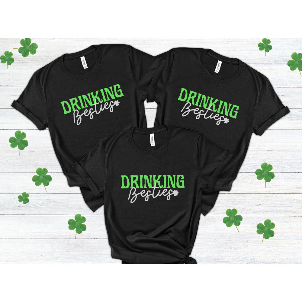 Funny St Patricks Day Group Shirts, Best Friends Matching Shirts, Drinking Buddies St Pattys Day Shirts Women, Patrick's Day Party Outfit.jpg