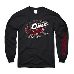 temple owls baseball big logo unisex shirt for fan