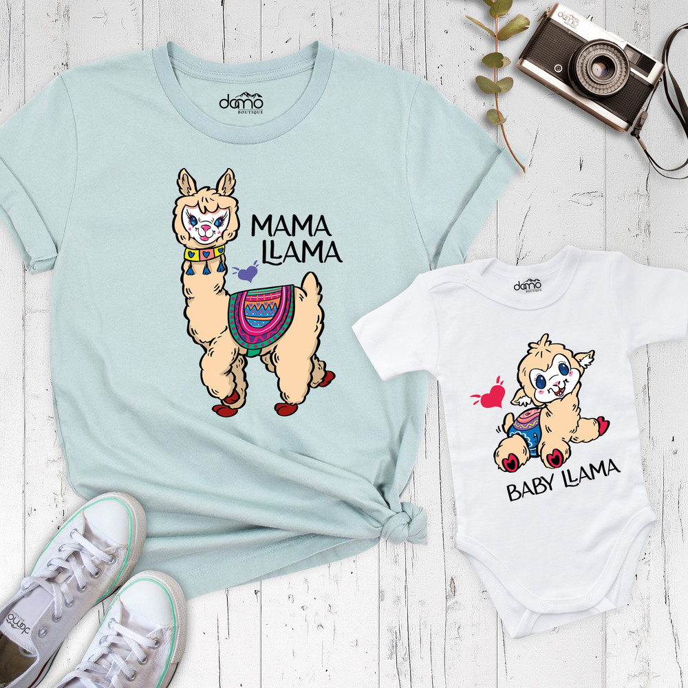 Baby Funny, Mama Funny Shirt, Mom and baby, Matching Mom Shirt, Mommy and baby outfit, Little Funny, Mom and Daughter, new born baby gift.jpg
