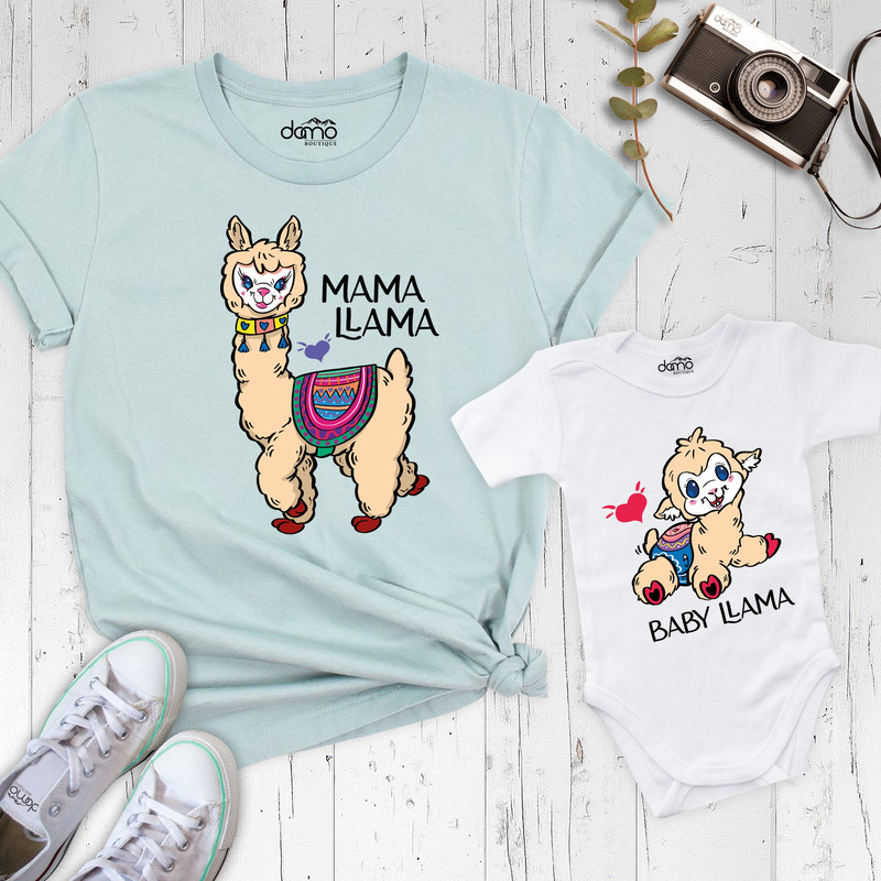 Baby Funny, Mama Funny Shirt, Mom and baby, Matching Mom Shirt, Mommy and baby outfit, Little Funny, Mom and Daughter, new born baby gift.jpg