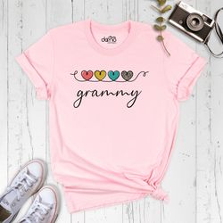 cute hearts grammy shirt, grandma t-shirt, grammy heart shirt, mothers day grammy shirt, cute heart grammy t-shirt, mimi