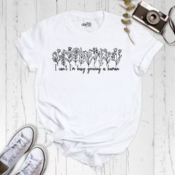 i cant im busy growing a human shirt, pregnancy reveal, funny pregnancy shirt, mama shirt, funny mama shirt, cute matern