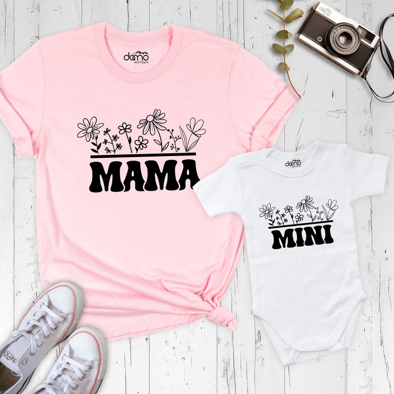 Mama Mini Matching Set, Mothers Day Shirt, Mini Shirt, New Mom Shirts, Matching Family Shirts, Matching Mommy and Me Shirts.jpg