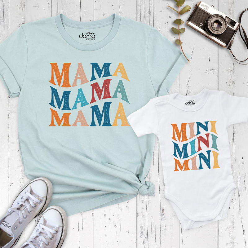 Mama Mini Shirt, Mommy and me Shirt, Mom Matching Shirts, Mom and baby Shirt, Mothers Day Gift, Boy mom Shirt, mom Daughter, Best Mommy gift.jpg