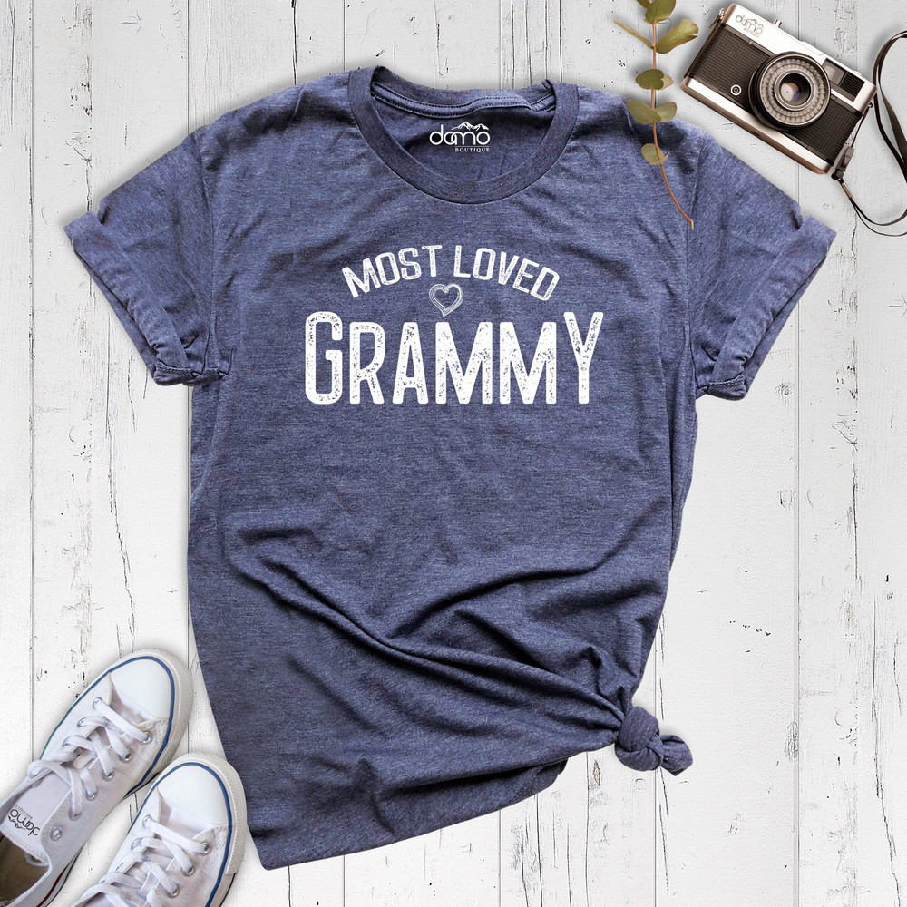 Most Loved Grammy, Grandma Shirt, Grandmother Tees, Grammy shirt, Grammy Mothers Day Shirt, Grandma Established Shirt, Grandparents Shirt.jpg