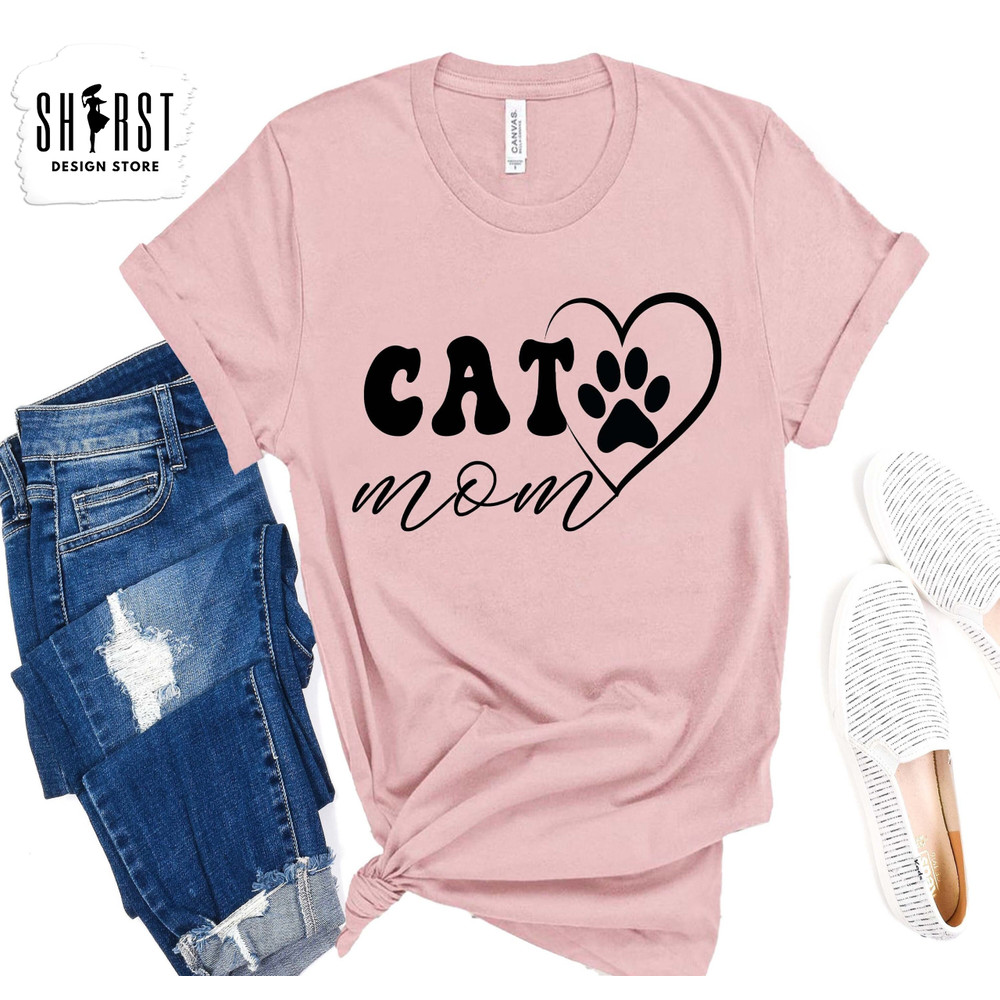 Cat Mom Shirt, Funny Cat Shirt, Cat Lover Gift, Cat Lover Shirt, Cat Mom Shirt, Cat T-shirt, Funny Shirt, Pet Lover Shirt, Cat Shirt.jpg