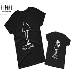 mom and girl shirt, mothers day shirt, custom mom daughter shirt, personalized shirt for mother and daughter, mom life t