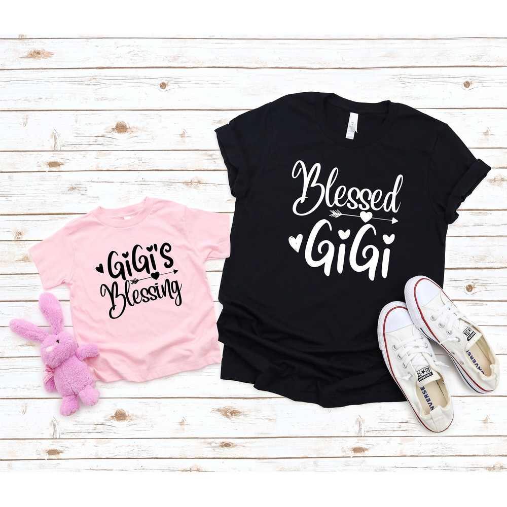 Blessed Gigi Shirt, Gigi and Baby Shirt, Gigi's Blessing Onesie, Gigi Shirt, Gigi And me Shirt, Gift For Grandma, New Grandma, Blessed Mama.jpg