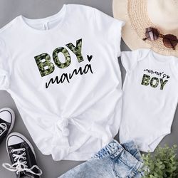 boy mama shirt, mamas boy, camo print mama shirt, mommy and me matching shirts, mom of boys shirt, mothers day shirt, gi