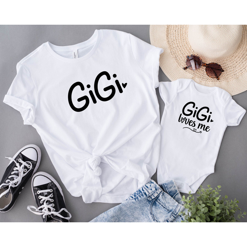 Custom Gigi Shirt, Gigi Loves me onesie, Gigi Onesie, Gigi Baby onesie, Grandma Baby onesie, New Gigi Gift, Mother's Day Gift, Gigi and Me.jpg