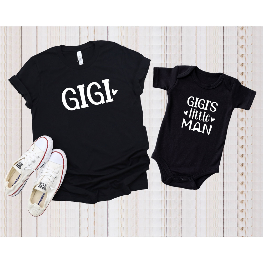Custom Gigi Shirt, Gigi's Little Man onesie, Mothers Day Gift, Baby Boy Onesie, New born Boy onesie, New Gigi Gift, Matching Gigi and me.jpg