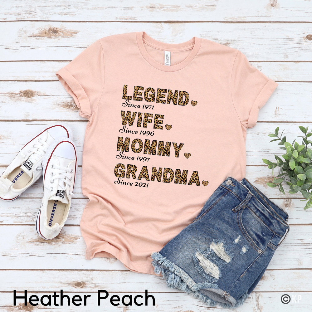 Legend Wife Mommy Grandma Shirt, Christmas Gift, Custom Grandma Shirt, Mimi Shirt, Gigi Shirt, Gift For Grandma, Gift For Mom, New Grandma.jpg