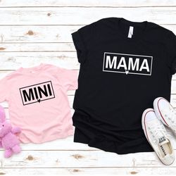 mama mini shirt, mommy and me shirt, mamas girl shirt, mamas boy shirt, mothers day shirt, new mom gift, new baby onesie