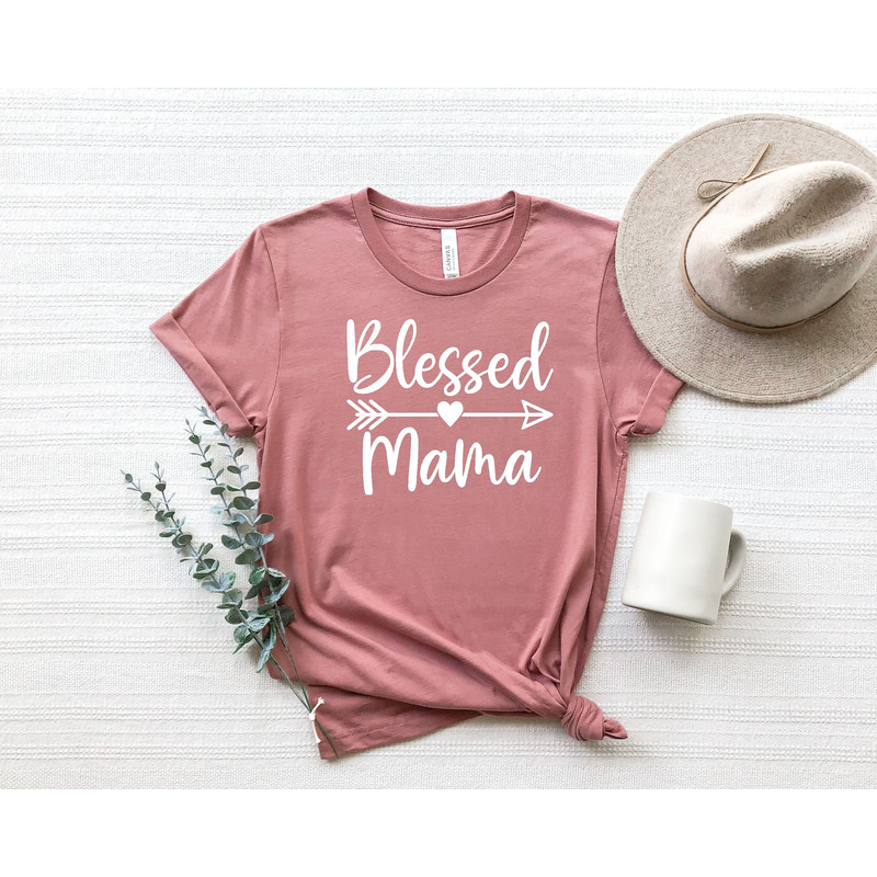 Blessed Mama Shirt, Mom Life Shirt, Cute Mom Shirt,Mothers Day Gift,Mama Shirt,Mom Shirt,Pregnancy Announcement,Sentimental Gift Idea.jpg
