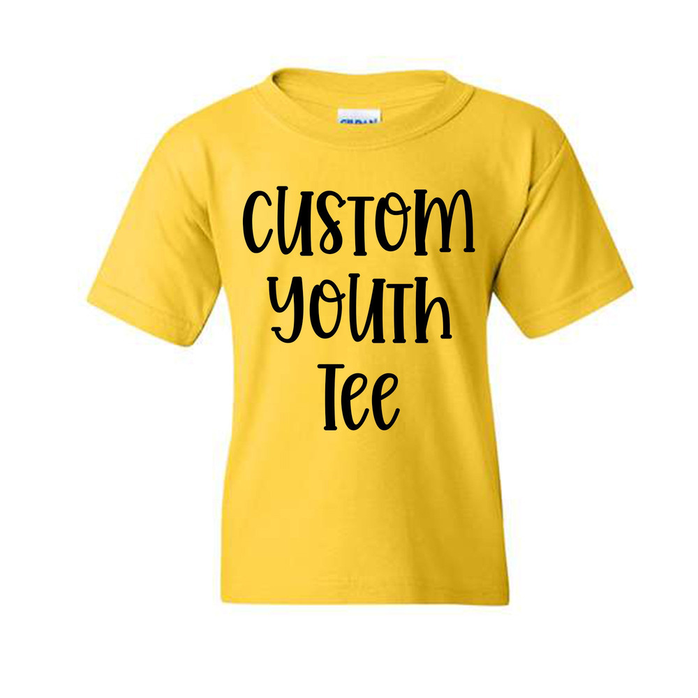 Custom Shirt with Front & Back Print Design on Youth Gildan Tee.jpg