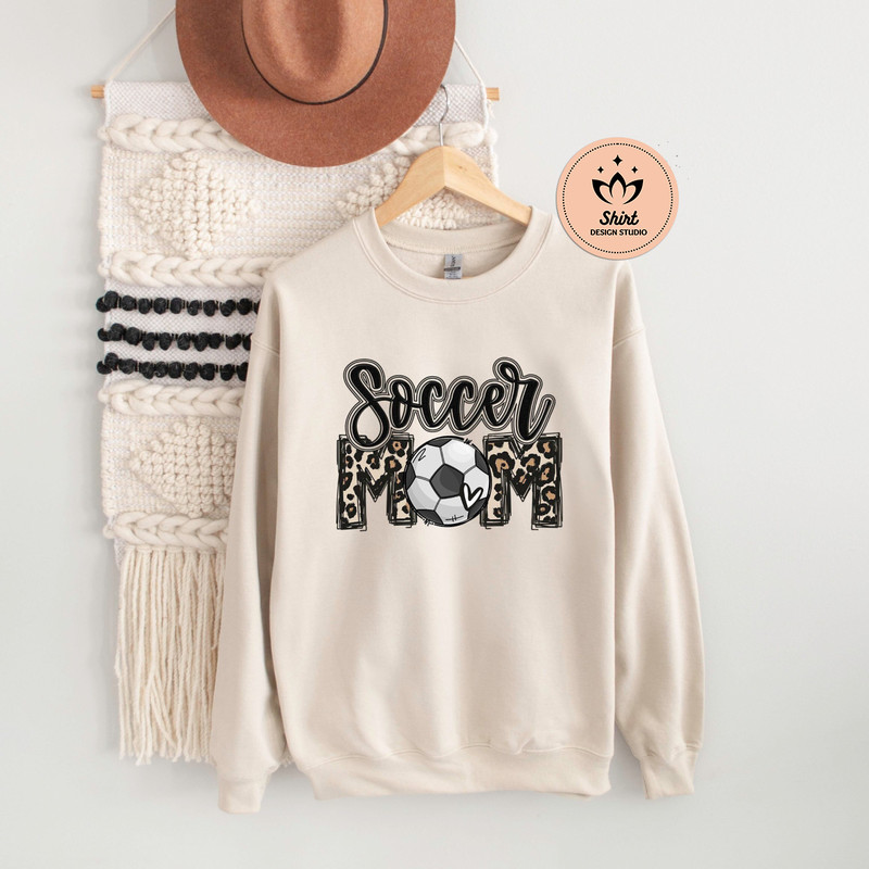 Soccer Mom Leopard Sweatshirt, Soccer Mom Sweatshirt, Soccer Sweatshirt, Gift For Mom, Leopard Sweatshirt, Soccer Hoodie, Sports Sweatshirt.jpg
