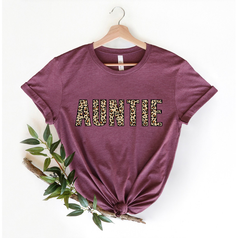 Auntie Shirt, Leopard Cheetah Print Auntie Aunt Gifts, Aunt Shirt, Gift for Sister, Christmas Gift For Auntie, Auntie Christmas Gift Shirt,.jpg