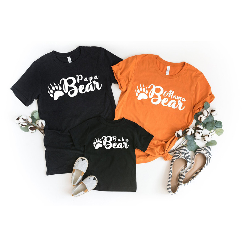 Mama Bear Papa Bear Baby Bear Shirts, Mommy and Me, Matching Shirt Matching Family Outfit,Baby Girl Shower Gift baby suit, Mothers day gift.jpg