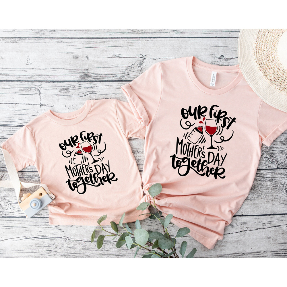 Our first mothers day together Shirt, Mother's day Shirt Gift for Wife, Mama Shirt, First Mother's Day, Gift Women mothers day gift for her.jpg