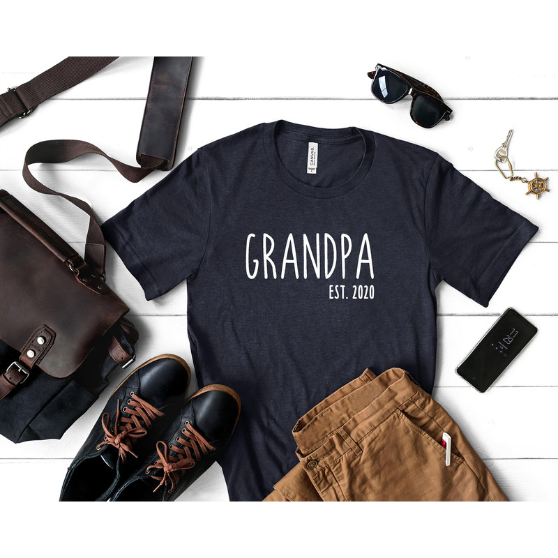 Grandpa Est 2023 Shirt, Grandpa Shirts, New Grandpa Shirt, New Grandpa Gift, Shirts for Grandpa, Baby Announcement, New Grandpa, Baby.jpg