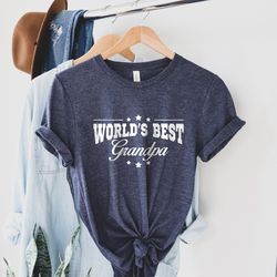 worlds best grandpa shirt, grandfather shirt, best papa ever shirt, family grandpa shirt, dad lover shirt, fathers day s