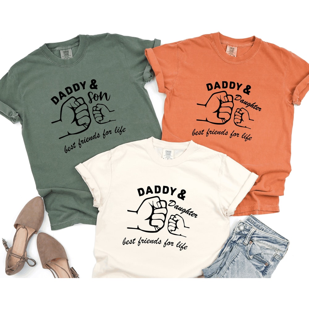 Comfort colors shirt,Dad And Son Shirt,Dad and Daughter shirt,Father And Son Best Friends For Life,Dad Shirt,Daddy Shirt,Fathers Day Gift.jpg