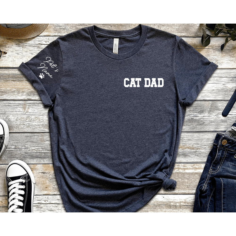Custom Cat Dad Shirt, Custom Cat Names Shirt,Personalized Dad Shirt,Dad Shirt With Cat Names, Father's Day Gift, New Dad Shirt, New Dad Gift.jpg
