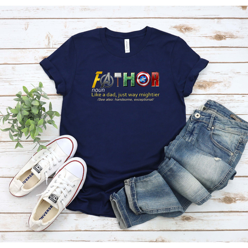 Marvel Avengers Fathor Like A Dad Shirt, Marvel Fathor Shirt Sweatshirt Hoodie, Fathers Day, Gift For Dad, Marvel Dad Tee, Superhero Dad Tee.jpg