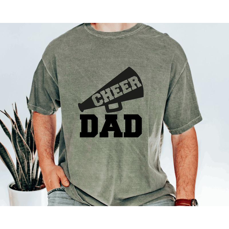 Comfort Colors Dad Shirt, Father's Day Shirt, Men's Shirts With Sayings,Cheer Dad shirt, Dad Shirt, Gift For Dad, Birthday Gift.jpg