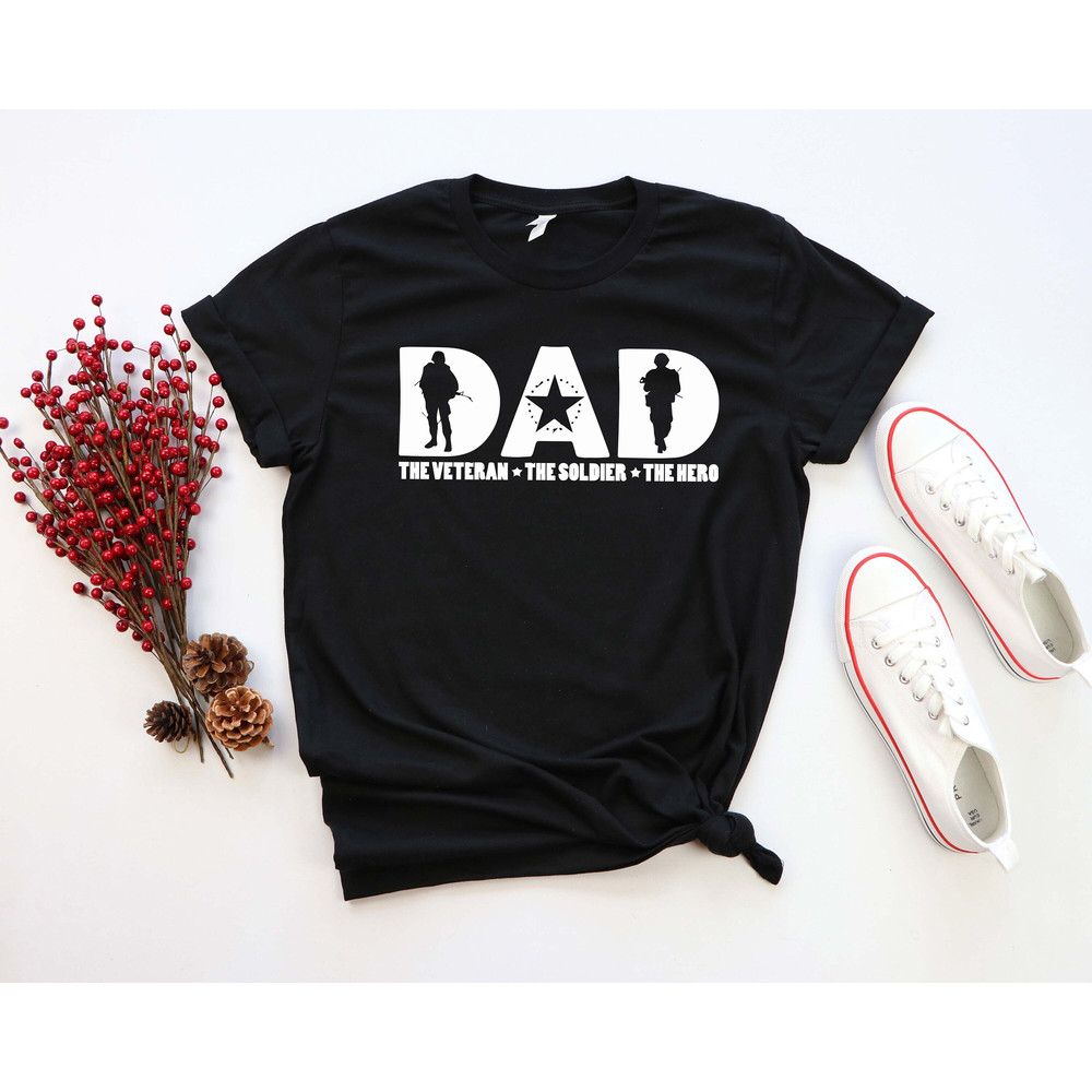 Military Dad Shirt, Gift For Veteran, Military Dad Gift, The Veteran The Myth The Legend Shirt, Gift For Dad, Dad Shirt, Legend Dad shirt.jpg