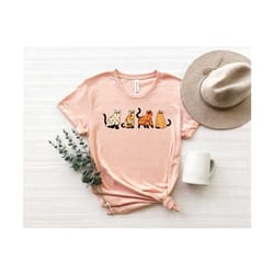 halloween black cat shirt, cute cat shirt, black cat tshirt, spooky cat, happy halloween party, funny cat shirt, ghost c