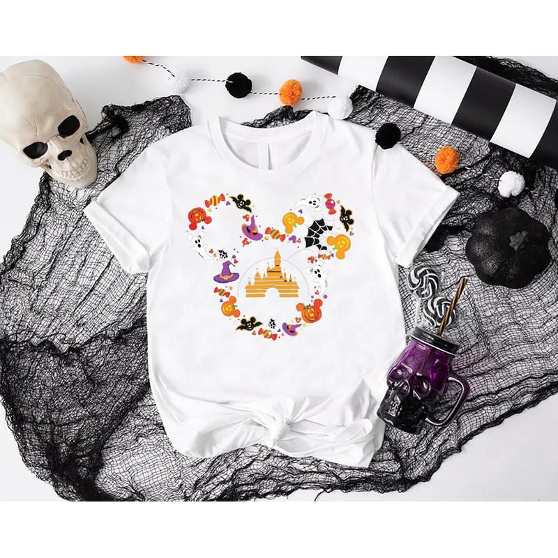 Disney Halloween Shirt, Mickey Halloween T-Shirts, Halloween 2023 Gift Shirt, Women Disney Halloween Shirt, Disney Matching Gift Shirts.jpg