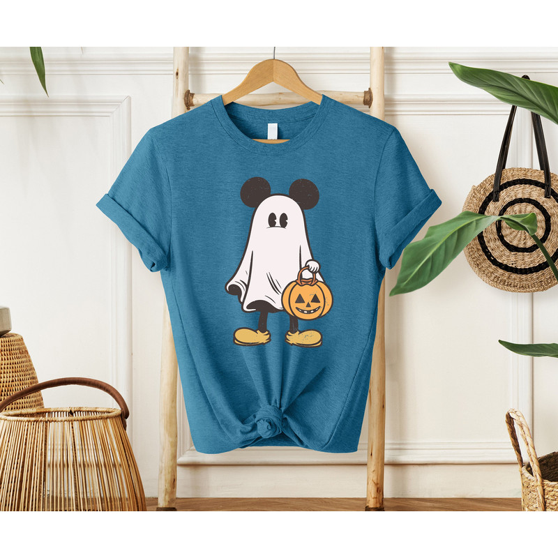 Mickey Ghost Halloween Shirt, Retro Mickey Spooky Season Shirt, Mickey's Not So Scary Halloween Shirt, Halloween Pumpkin Shirt, Spooky Tee.jpg
