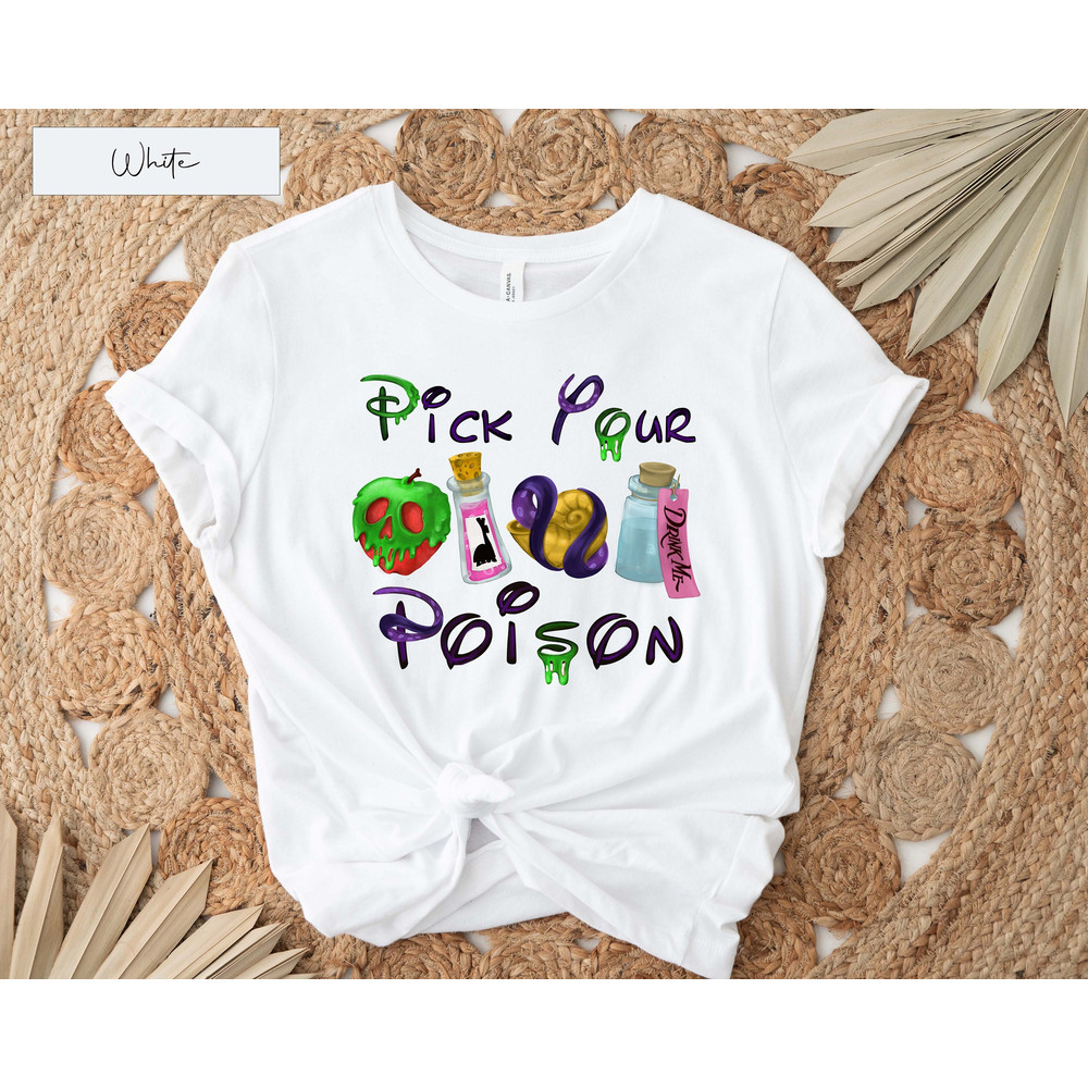 Pick Your Poison Shirt, Disney Villain Shirt, Halloween Shirt, Disney Witch Shirt, Disney Halloween Shirt, Mickey Halloween Party.jpg