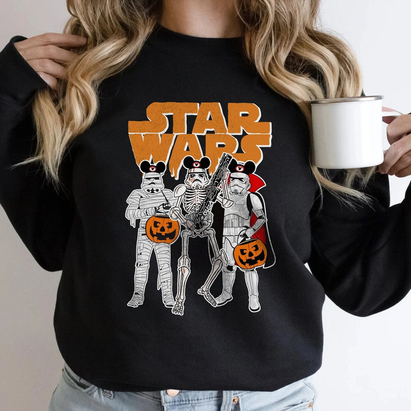 Star Wars Stormtrooper Skeleton Costume Mickey Ears Halloween Unisex T-Shirt, Funny Star Wars Halloween Hoodie Sweatshirt, Disneyland Party.jpg