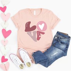 love valentine shirt, retro valentines day shirt, valentines day gift for girlfriend, valentines shirt women, heart shir