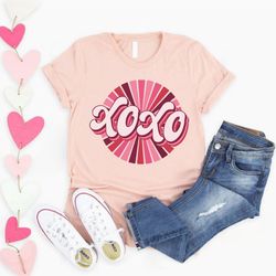 valentines day shirt for women, xoxo shirt, valentine day gift, valentine heart shirt, love shirt, cute valentine day s