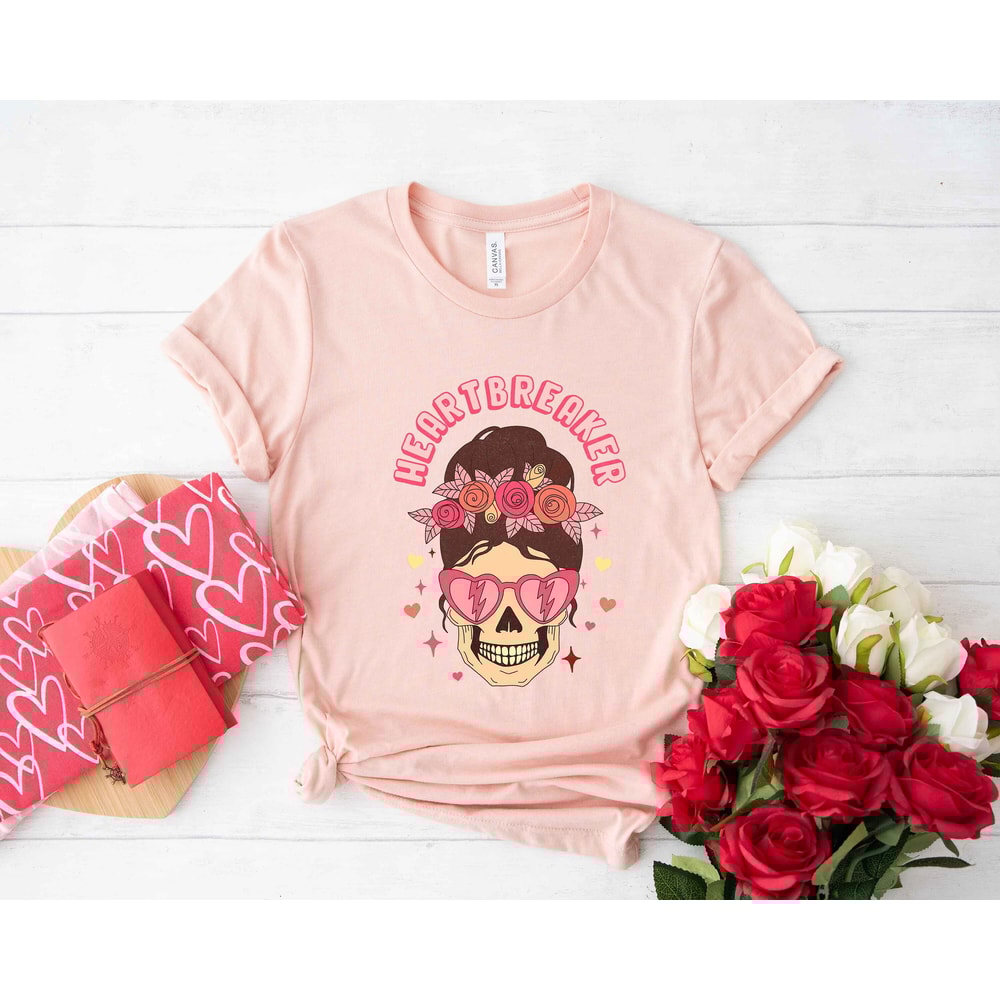 Valentines Day Heart Breaker Skeleton Girl Shirts For Women Tee Tshirt , Valentine Gift Mama Dady Coffee Birthday Mardi Cat Dog Mom Dad.jpg