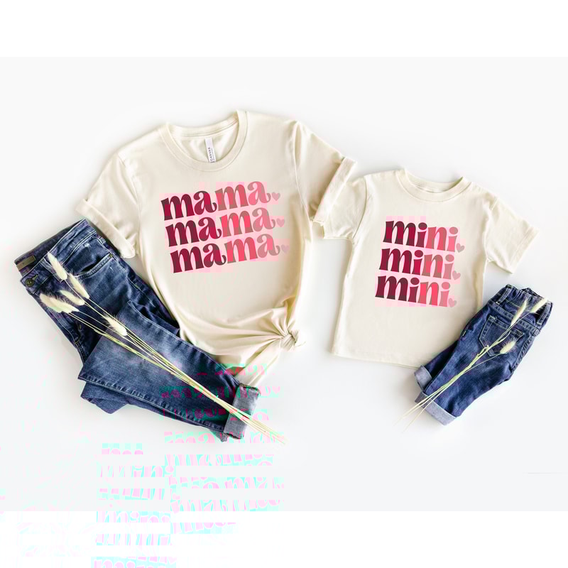 Mommy and Me Valentines Day Matching Outfits, Valentines Mini and Mommy, Mommy and me Shirts, Matching Mommy and me Outfit, First Valentines 7.jpg