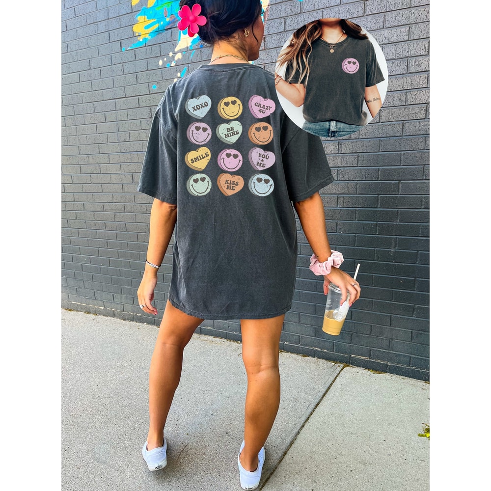 Retro Valentines Day Comfort Colors Shirt, Be Mine Valentine Candy Shirt, Vintage Couples Shirt, Love Shirt, Heart Shirt, Proud Single Shirt 1.jpg