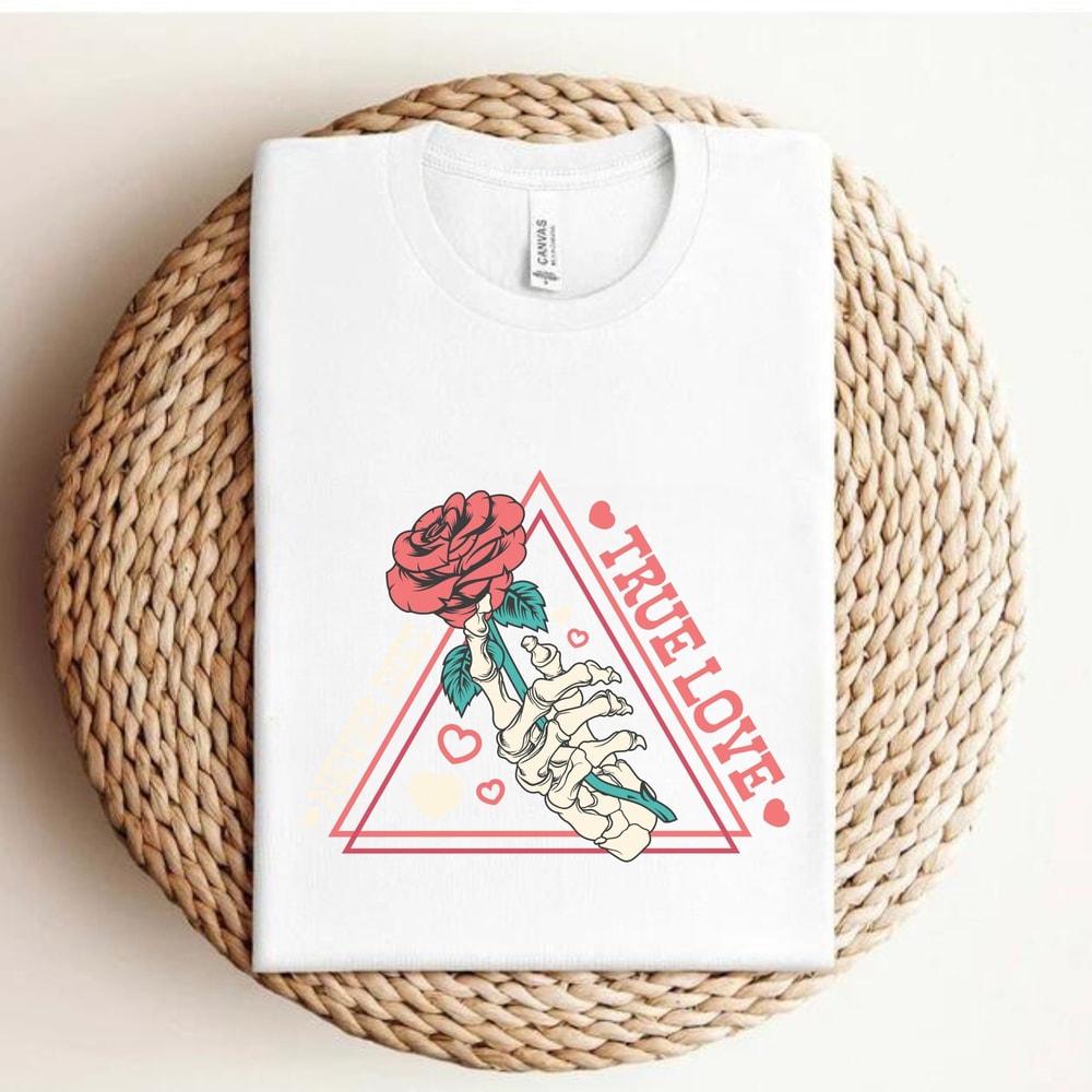 True Love Sweatshirt, Valentines Day Sweater, Love Day Shirt Gift For Her Crewneck, Cute Trendy Tee Shirt, Lover Hoodie.jpg