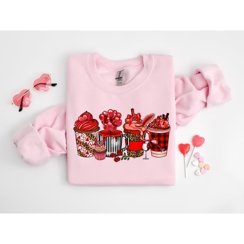 Womens Valentines Day Sweatshirt, Valentine Coffee Sweatshirt, Womens Valentines Day Sweater, Valentines Day Shirt, Valentines Sweater.jpg
