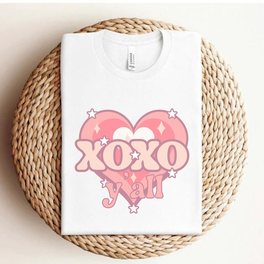 xoxo yall Sweatshirt, Valentines Day Sweater, Love Day Shirt Gift For Her Crewneck, Cute Trendy Tee Shirt, Lover Hoodie.jpg