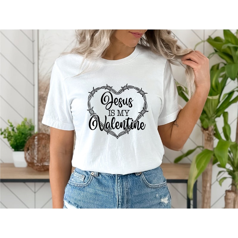 Valentines Day Tshirt, Valentine Shirt, Valentines Day Shirt, Valentine Vibes, Valentines Day, 14th February, Jesus Is My Valentine.jpg