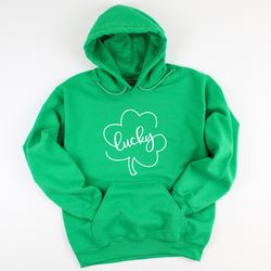 lucky hoodie,st patricks day hoodie,lucky shirt, st patricks day shirt,shamrock shirt,st pattys shirt,irish shirt, irish