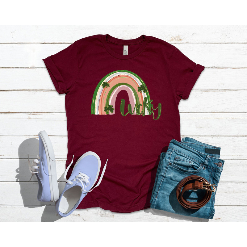 Lucky Clover Rainbow St Patricks Day Shirt, Shamrock Shirt,Saint Patricks Day Shirt,Saint Patricks Day Shirt,St Patricks Day Matching Shirt 1.jpg
