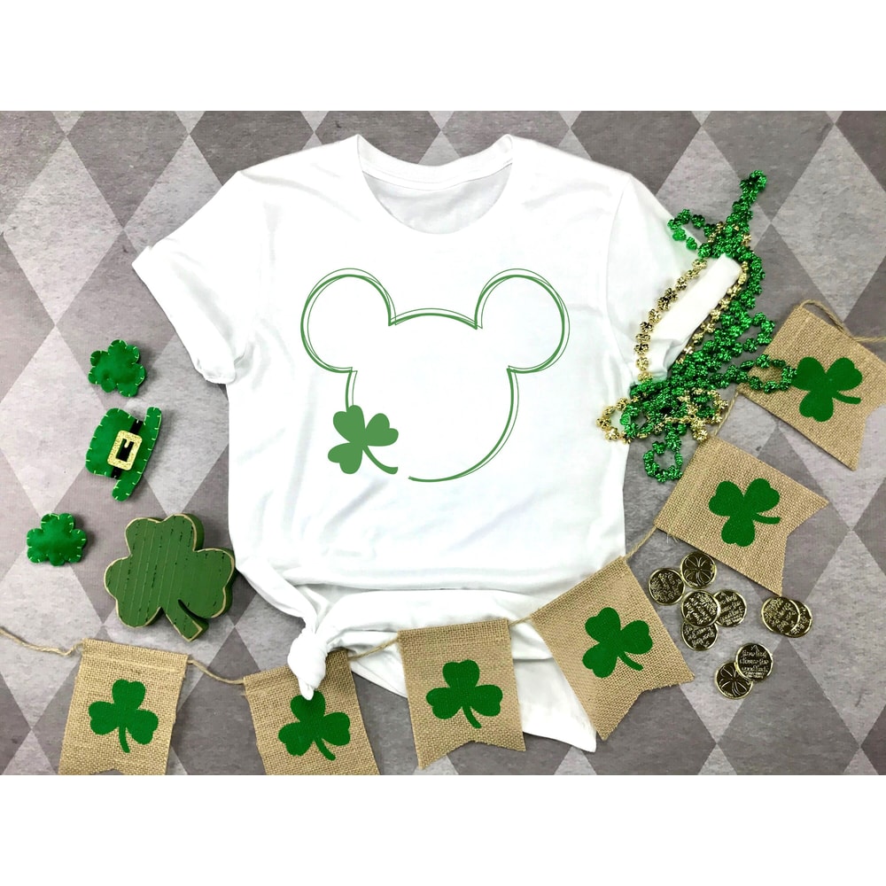Disney Trip St Patrick's Day Shirt, Mickey Mouse Ears with Shamrock Shirt ,Disney St Patrick's Day Shirts, Patrick's Day Vacation Outfits.jpg