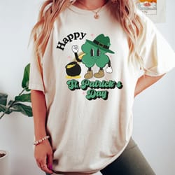 happy st patricks day shirt lucky shirt retro st patricks day st pattys day shirt pot of gold parade comfort color
